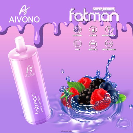 мешане бобице Aivono FATMAN 6800 TRJBJ27 | Aivono Vape Review